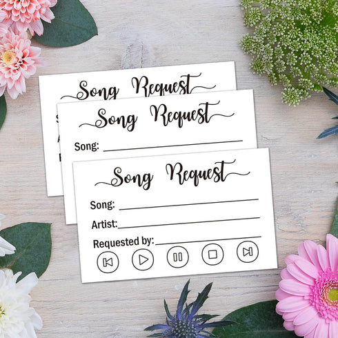50 Request a Recipe Card for Bridal Shower - Invitation Insert for Bridal Wedding Baby Shower, Size 3.5" x 2" inches....