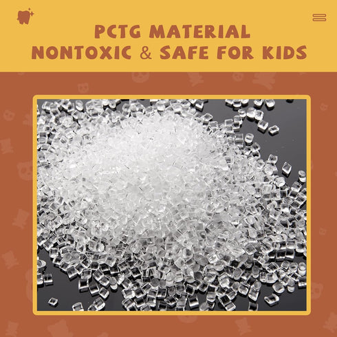 Replacement Toothbrush Heads Compatible with Papablic BabyHandy Sonic Electric Toothbrush 18-36 Months (Transparent)...