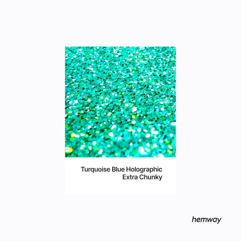 Hemway Polyurethane & Epoxy Resin Glitter 100g / 3.5oz Metallic Crystal Flake Additive for Flooring Jewelry Tumblers Glass Pigment - Extra Chunky ...