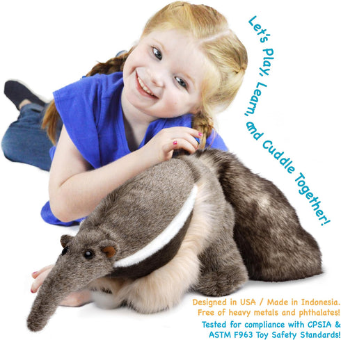 VIAHART Arsenio The Anteater | 18 Inch Stuffed Animal Plush | by TigerHart Toys...