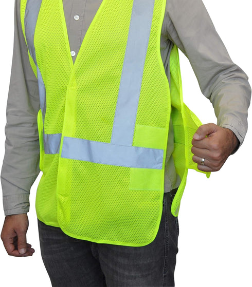 NYOrtho High Reflective Vest - Construction Vest - Universal Fit - ANSI/ISEA Class 2 - Sweat-Free With Reflective Material - Safety Vest For Men -...