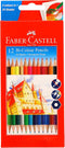 Faber-Castell Bi-Color, 24 Shades - Pack of 12...