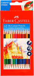 Faber-Castell Bi-Color, 24 Shades - Pack of 12...