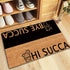 Welcome Mats Hi Succa Bye Succa Doormat Personalized Funny Door Rugs for Entrance Way Fabric Top with a Anti-Slip Rubber Back for Front Door Indoo...