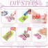 20 Pcs Butterfly Diamond Painting Keychains Kit 5D Butterfly DIY Diamond Key Chain Single Side Floral Hanging Diamond Painting Ornament Kits for S...