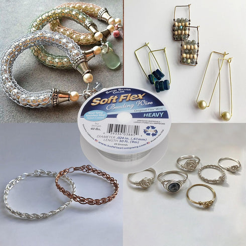 Soft Flex Best Beading Wire .024 Inch - 30 Feet (1)...