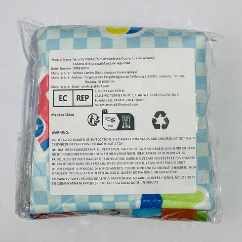 G-Tree Baby Infant Taggy Blanket Soft Touch Plush Colourful Security Comfortable Taggie Presant Blue Car,Best Gift Present for Babies...