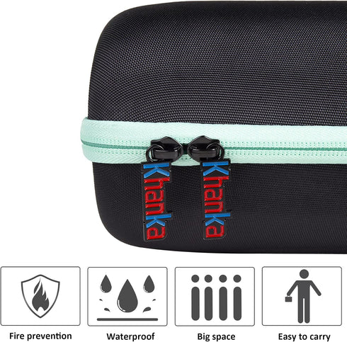 Khanka Carrying Case for Replacement for JBL Charge 4/5 Waterproof Portable Bluetooth Speaker. Extra Room for Charger and USB Cable (Inside Teal)...