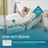 White Classic Fitted Hospital Bed Sheets, Cotton Fitted Sheet with 200 Thread Count, Soft Standard Sheets for Hospital Bed Size: 36" x 80" x 9"...