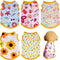 5 Pieces Dog Shirts Pet Printed Puppy Clothes Soft Dog Sweatshirt Pullover Dog T Shirts Summer Puppy Clothes Dog Outfits for Small Medium Dogs and...