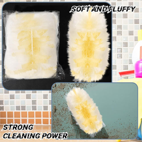 Vesici Duster Refills Compatible with Swiffer Dusters Bulk Disposable Replacement Thickened Duster Refills with 1 Handle Heavy Duty for Cleaning, ...