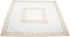 Linens, Art and Things Neutral Earth Tones Greek Key, Square Table Topper, Dresser Scarf, Small Tablecloth (34Wx34L)...