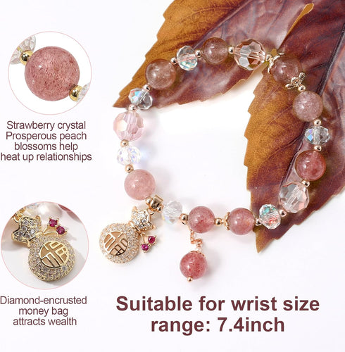 Generic Women's Healing Crystal Bracelet for Peace and Protection - Gift for Girlfriend, Wife, or Loved One - Infused with Mystical Eastern Energi...