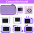Aenllosi Kids Camera Case for Anchioo/for ESOXOFFORE Instant Print Camera Toys,Kids Selfie Digital Camera Photo Paper & Color Pen Holder (Purple,C...