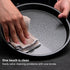2Pcs Pizza Pan Carbon Steel Non Stick Deep Thickened Food Biscuits Baking Pan Round Pizza Bakeware Sheet Set for Kitchen Bakery Oven(9 in)...