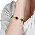 5 Leaf Clover Bracelet for Women Silver Stainless Steel Lucky Five Leaf Link Bracelet Jewelry Gift for Her...