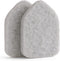 Replacement Scrubber Sponge Head Scrubber Refill for Extendable Tub Tile Shower Scrubber for Cleaning Non-Scratch (2X Scrubber Sponge Gray)...