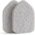 Replacement Scrubber Sponge Head Scrubber Refill for Extendable Tub Tile Shower Scrubber for Cleaning Non-Scratch (2X Scrubber Sponge Gray)...