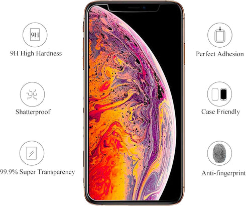 Ailun for Apple iPhone 11 Pro/iPhone Xs/iPhone X Screen Protector,3 Pack, 5.8 Inch Display, Tempered Glass 2.5D Edge Work Most Case [NOT for iPhon...