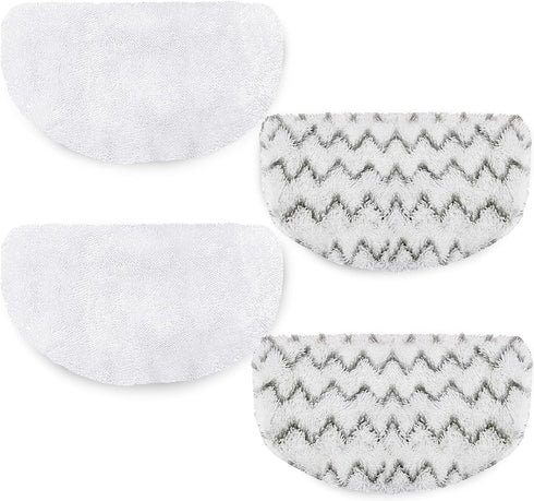 4 Pack Steam Mop Replacement Pads for Bissell Powerfresh Steam Mop 1940 1440 1544 1806 2075 Series, Model 19402 19404 19408 19409 1940a 1940f 1940...