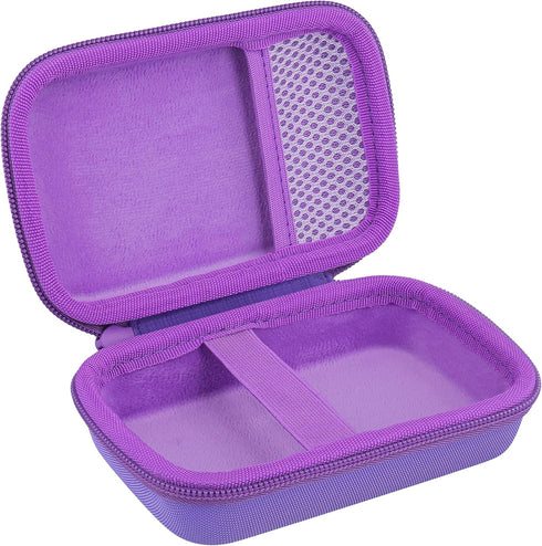 co2CREA Hard Carrying Case for JBL Go 4 Go3 Go 3 Eco Waterproof Ultra Portable Bluetooth Speaker (Purple Case)...