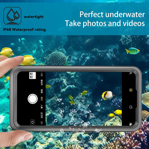 for Google Pixel 8 Pro Case Waterproof IP68 Certified Dustproof Shockproof Built-in Screen Protector Full Body Case for Pixel 8 Pro 6.7" 2023 Blac...