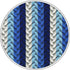 SHLAX&WING Ripple Blue Mens Pocket Square Silk Hanky Business Wedding Gift...