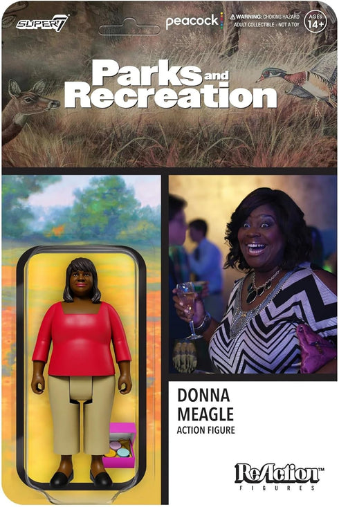 Super7 Parks and Recreation Donna Meagle - 3.75" Parks and Rec Action Figure with Accessory Classic TV Show Collectibles and Pop Culture Toys...