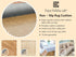 Non Slip Area Rug Pad Gripper - 2x6 Strong Grip Carpet pad for Area Rugs and Hardwood Floors, Provides Protection and Cushion...