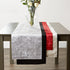 DII Velvet Collection Tabletop, Table Runner, 14x108, Black...
