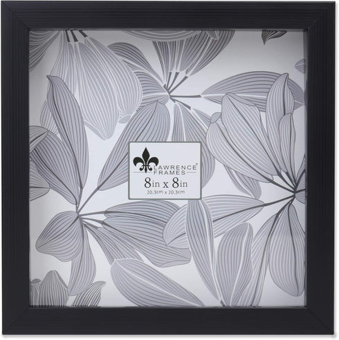 Lawrence Frames 785088 Shadow Box Frame, 8x8, Black...