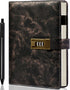 CAGIE Marble Diary with Lock for Girls, Waterproof Journal with Lock 192 Pages Secret Women Locked Diary with Pen, Password Locked Journals for Me...