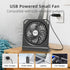 AMKEN Small Table Fans - Powerful USB Fan Desk Fan 4 Speeds Adjustable - 200° Tilt Folding Quiet Operation for Office Bedroom Home Desktop Camping...
