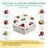 ACORUS Summer Taste Tea Set - Natural Assorted Tea Hamper Box Gift Set, Large Selection Box 60 Teas Bags, 6 Fruit and Berry Flavour Sampler, Perfe...