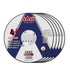 SALI 5 Pack Cut Off Wheel 4 1/2 Inch Cutting Wheels 4-1/2" x 3/64" x 7/8" for Metal & Stainless Steel, Angle Grinder Cutting Wheel,Cutting Discs w...