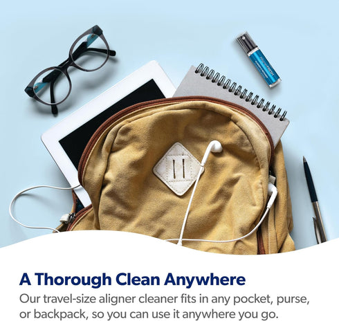 EverSmile AlignerFresh Cleaning Spray for Invisalign and All Clear Aligners and Retainers – On-the-Go Cleaning & Teeth Whitening, Kills Bacteria, ...