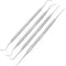 4 Pc Stainless Steel Picks Probes Wax & Clay Sculpting Tools...