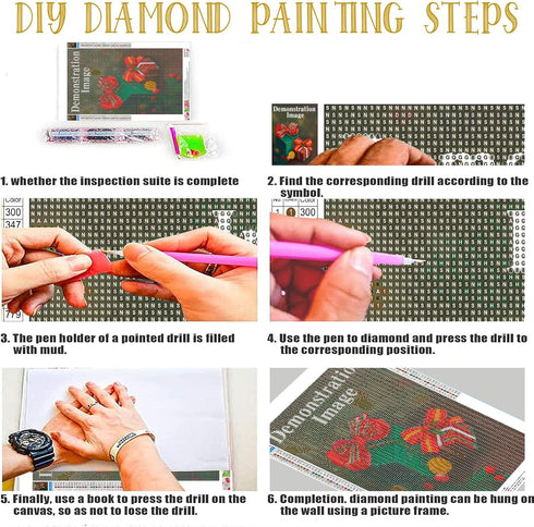 Church in The Snow Diamond Painting Diamond Painting Kits for Adults - 5D Beginner's Full Diamond Decoupage Handmade Painting Pasted by Numbers,fo...