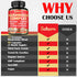 Satoomi 90 Capsules - 10in1 Turkey Tail Supplement with Lions Mane, Turkey Tail Mushroom, Reishi Mushroom & Others - for 90 Days...