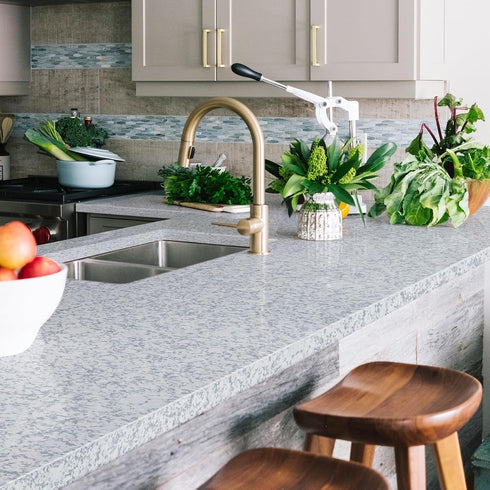 STICKGOO Marble Contact Paper, Peel and Stick Granite Contact Paper for Countertops, Countertop Vinyl Wallpaper for Kitchen Cabinets, Removable, R...