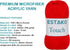 Estako Touch (3- Skeins Pack)%100 Premium Micro Acrylic Yarn 3x100 gr (3x246 yds) (2510 - Red)......