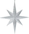 Vickerman 15.75" Silver Iridescent Glitter Bethlehem Star Christmas Ornament...