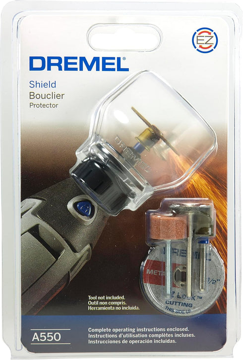 Dremel A550 Rotary Tool Shield Attachment Kit with 4 Accessories...