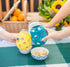 Ello Cru 17oz Stemless Wine Glass Set with Protective Silicone Sleeves, Dishwasher Safe, Cocktail Glass Pack Perfect for Summer Patios and Parties...