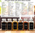 140PCS Spice Labels for Spice Jars, Black Minimalist Preprinted Spice Jar Labels,Waterproof Oil Resistant Label Stickers for Kitchen Pantry Season...