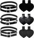 Healifty 3 Sets Detachable High Heels Anti Slip Shoe Straps Anti- Loose Heels Ankle Straps Self- Adhesive Heel Cushion Inserts Heel Straps for Hig...