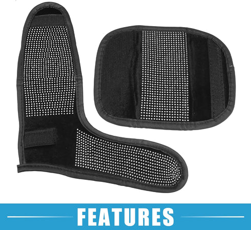Universal Car Handbrake Cover Bling Rhinestone Gear Shift Knob Decoration Cover Flannel Rhinestone White (Set of 2)...
