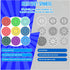 Math Fidget Spinners - 3D Printed, Educational Math Fact Fidget Spinner Toy - Learn Addition & Subtraction - Perfect for Kids, Stimmers & Fidgeter...