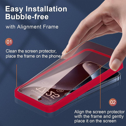2 Pack Compatible with iPhone 13 Pro Max and Compatible with iPhone 14 Plus Privacy Screen Protector Gradient colorful 25 Degree Anti-Spy Tempered...