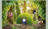 Gnome Tree Hugger Garden Gnome Statue 4.9 inches Elf Out The Door Tree Hugger, Garden Peeker Art Décor for Tree Trunk Fence Yard Garden Sculptures...